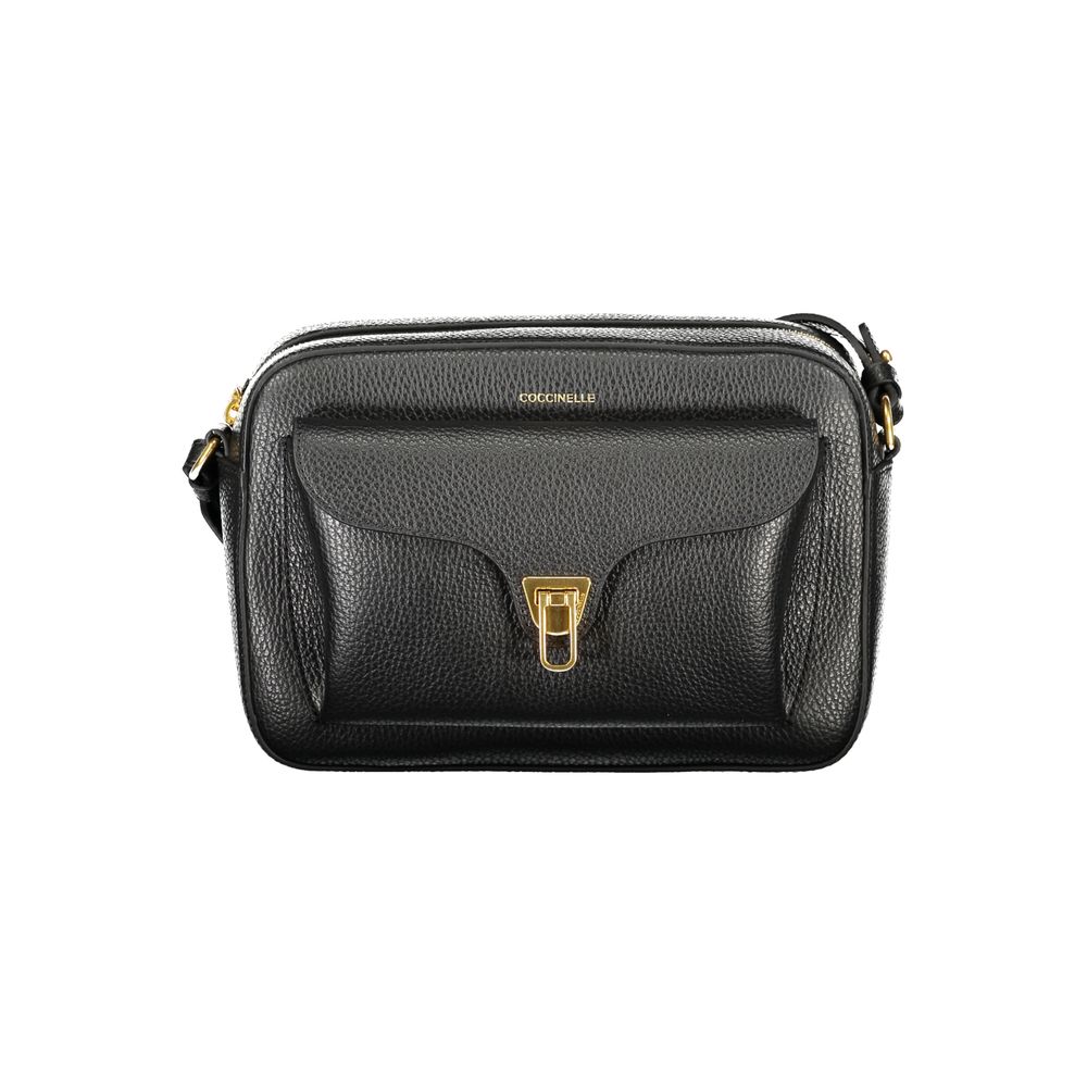 Coccinelle Black Leather Women Women's Bag