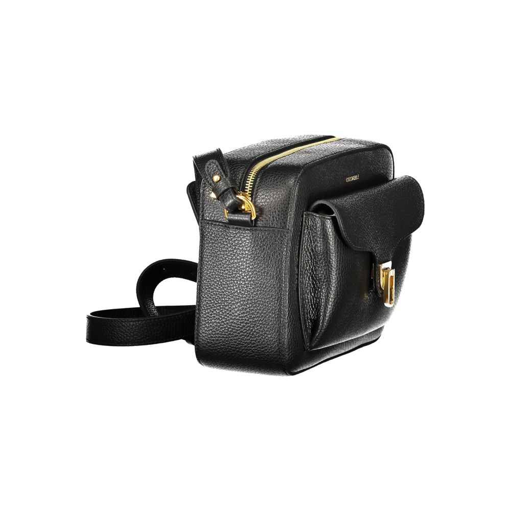 Coccinelle Black Leather Women Women's Bag