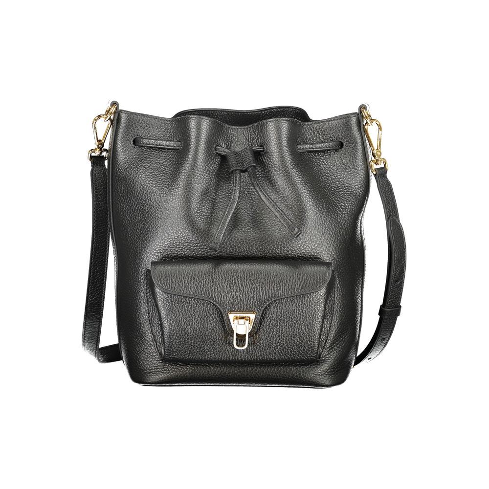 Coccinelle Black Leather Women Women's Handbag