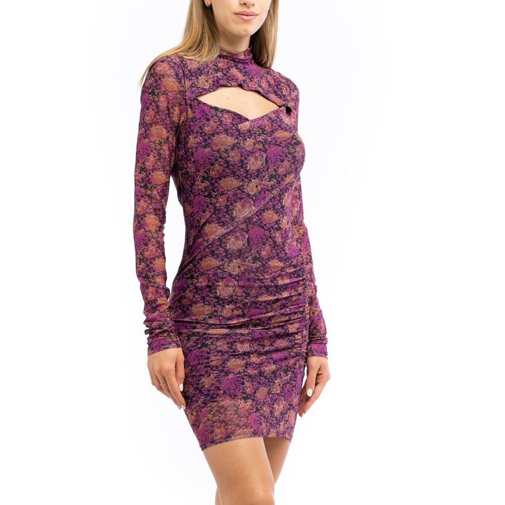 Patrizia Pepe Purple Polyester Casual Women's Dress