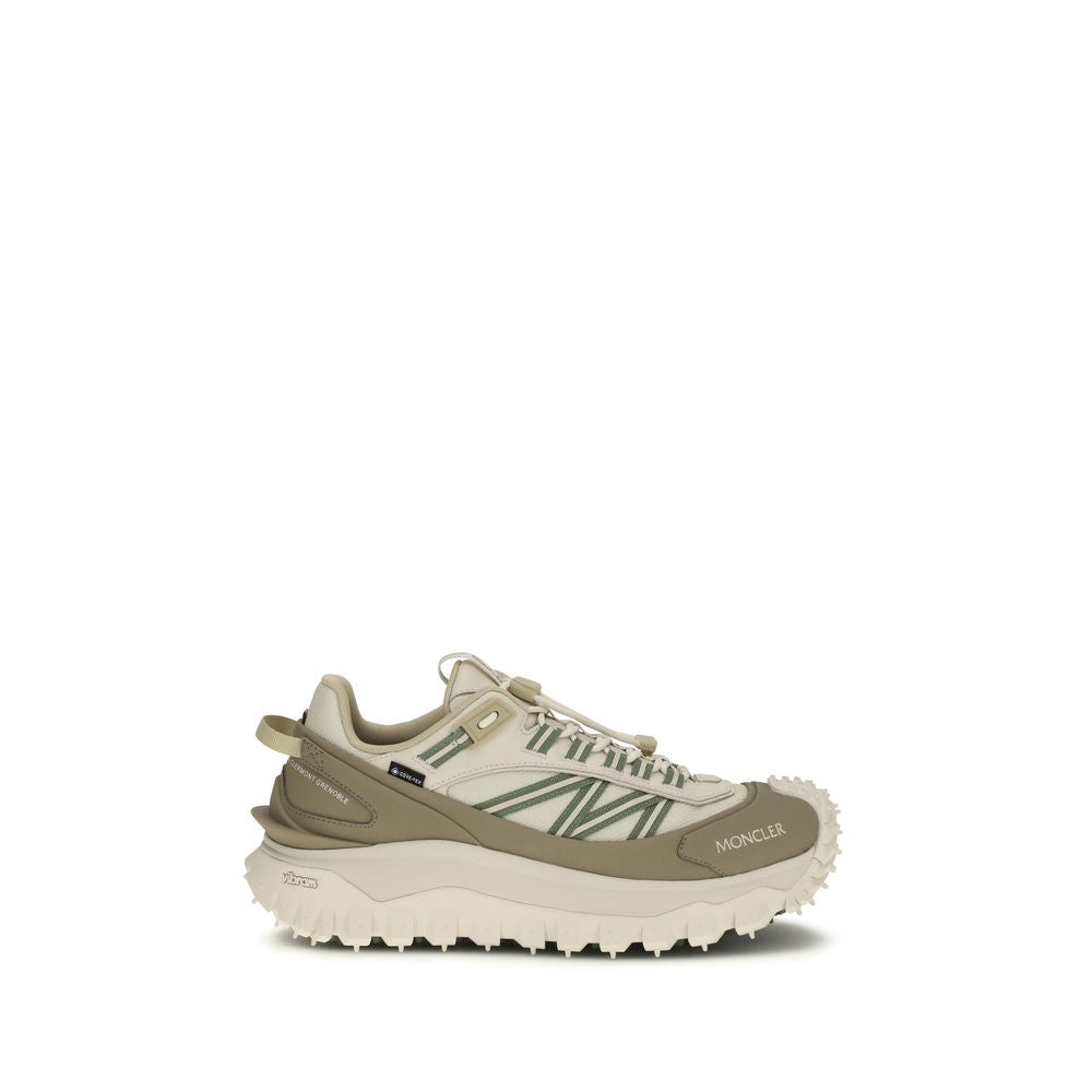 Moncler Beige Polyamide Athletic Men's Sneakers