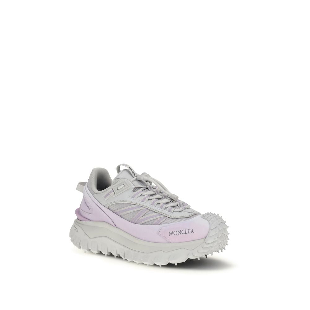 Moncler Purple Polyester Athletic Women's Sneakers