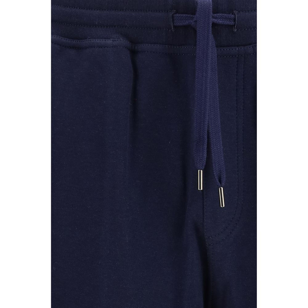 Brunello Cucinelli Blue Cotton Bermuda Men's Shorts