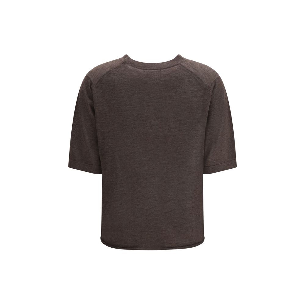Loulou De Saison Brown Cashmere Women's T-Shirt