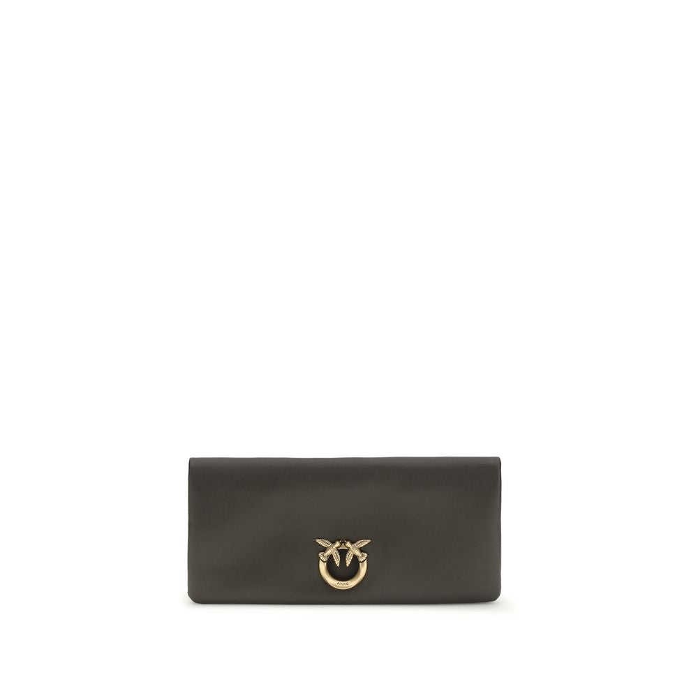 PINKO Bicolor Calf Leather Bos Taurus Clutch Women's Bag