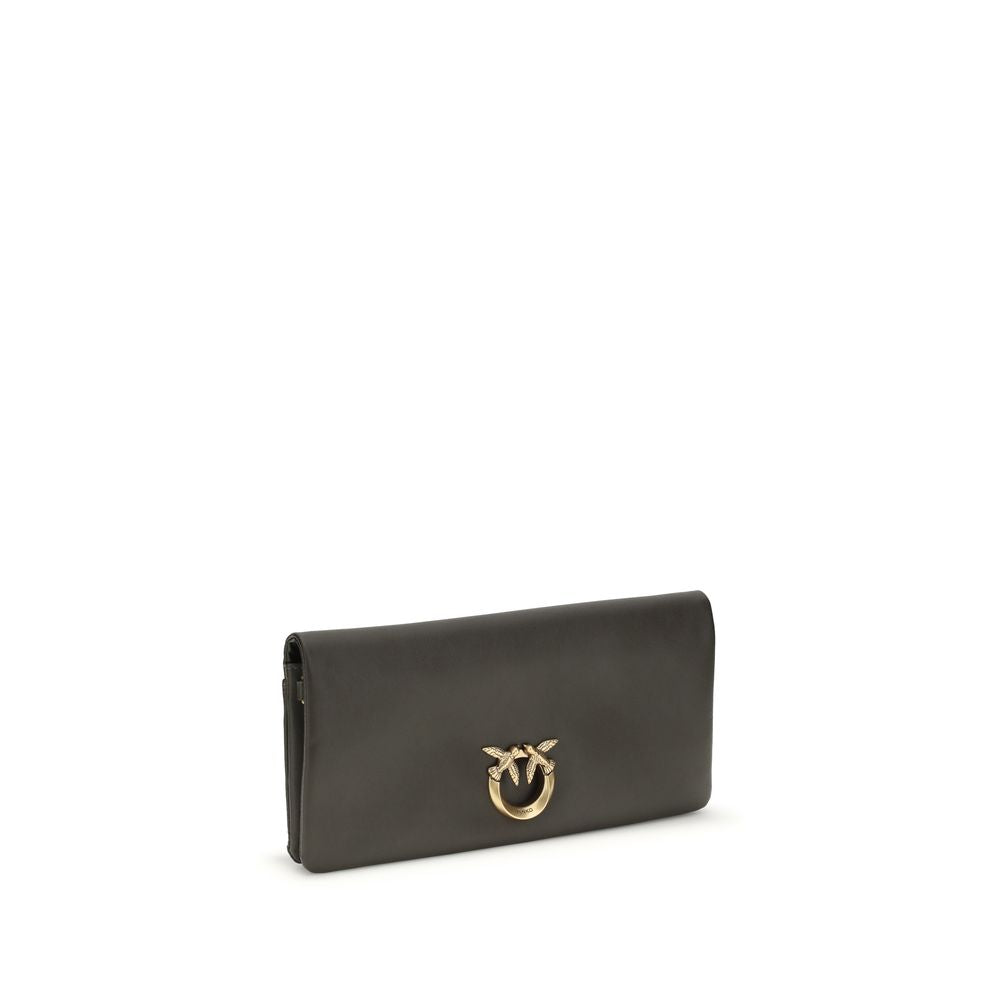 PINKO Bicolor Calf Leather Bos Taurus Clutch Women's Bag