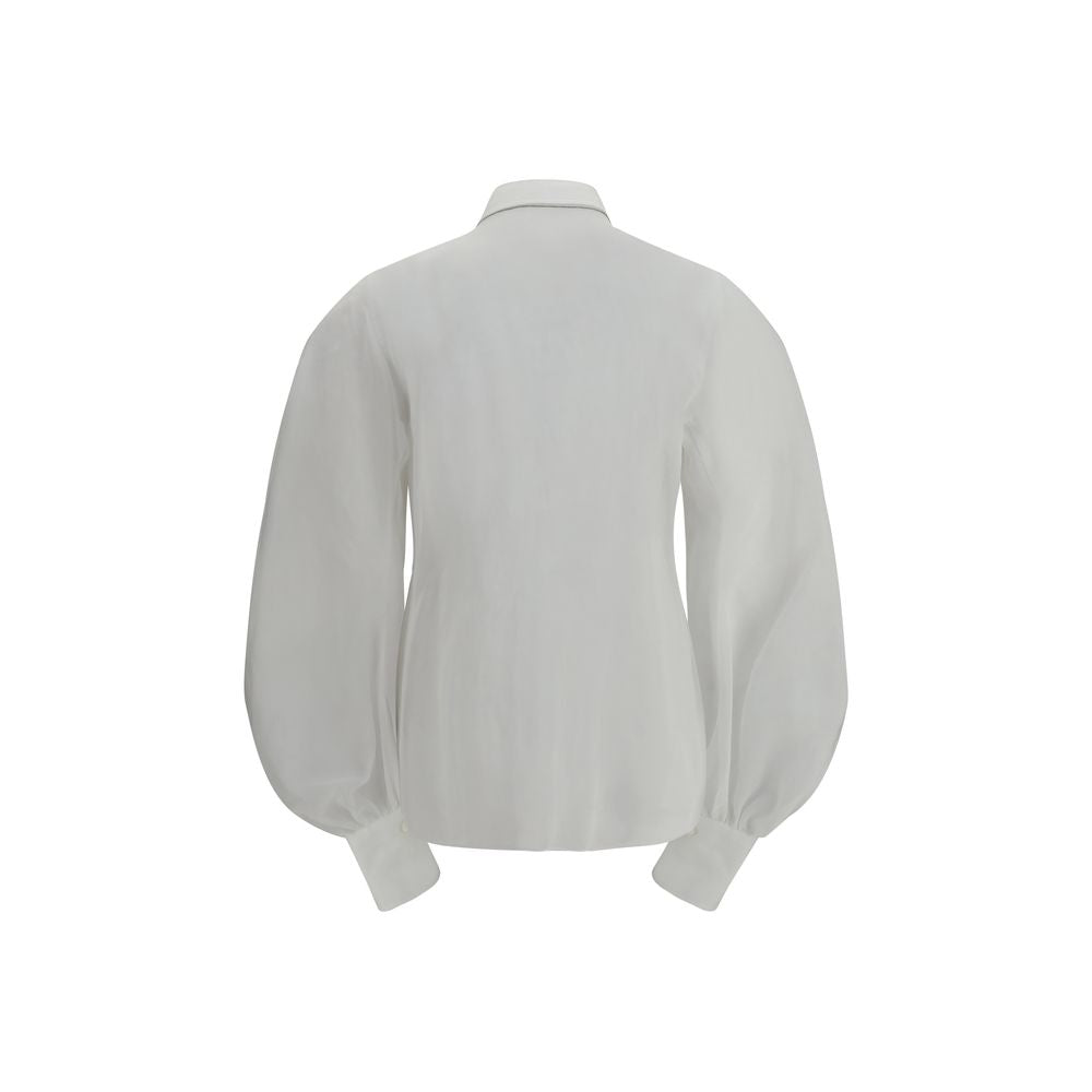 Brunello Cucinelli White Cotton Women's Blouse