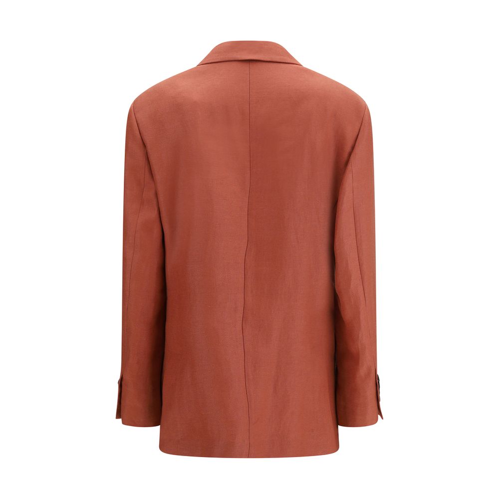 Brunello Cucinelli Multicolor Linen Women's Blazer