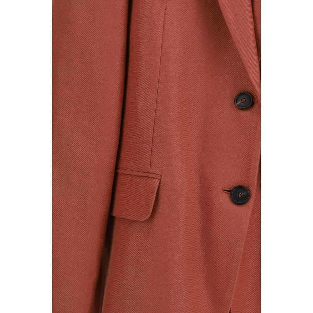 Brunello Cucinelli Multicolor Linen Women's Blazer
