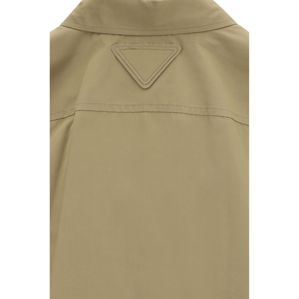 Prada Beige Cotton Women's Shirt