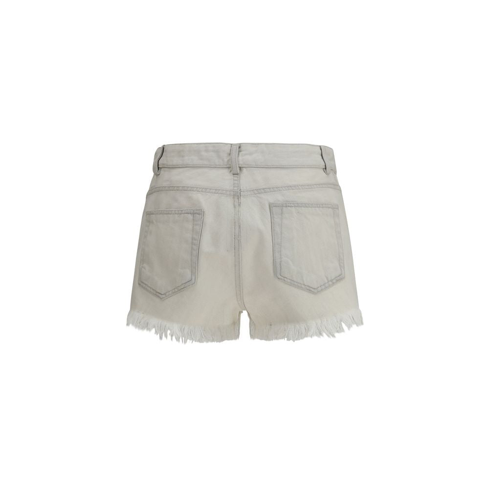 Rick Owens Beige Cotton Bermuda Women's Shorts