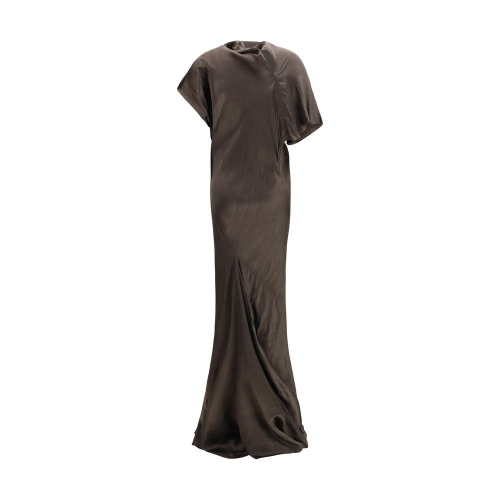 Rick Owens Brown Copper Long Women's Dress
