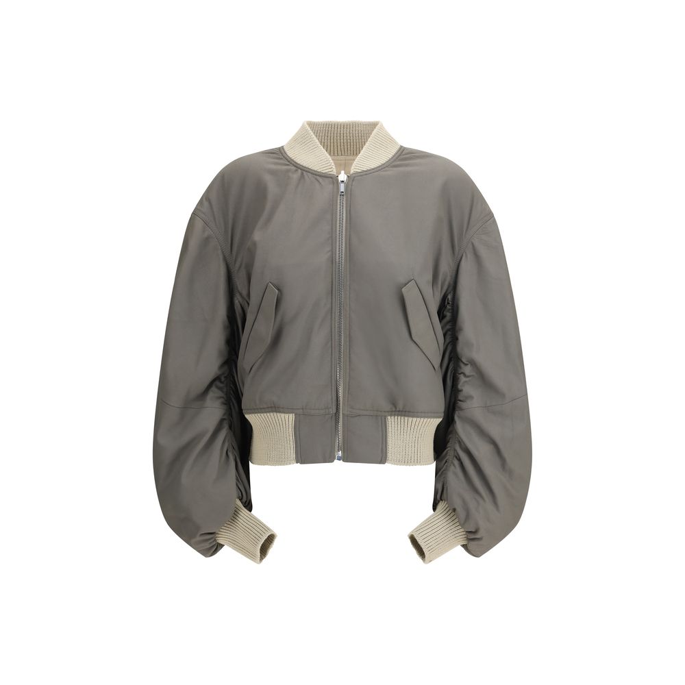 Rick Owens Beige Lamb Ovis Aries Women's Bomber