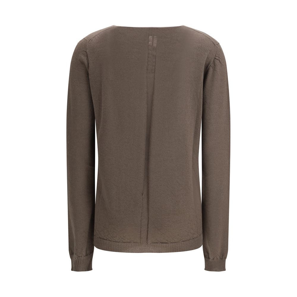 Rick Owens Gray Wool Oves Aries Women's Sweatshirt