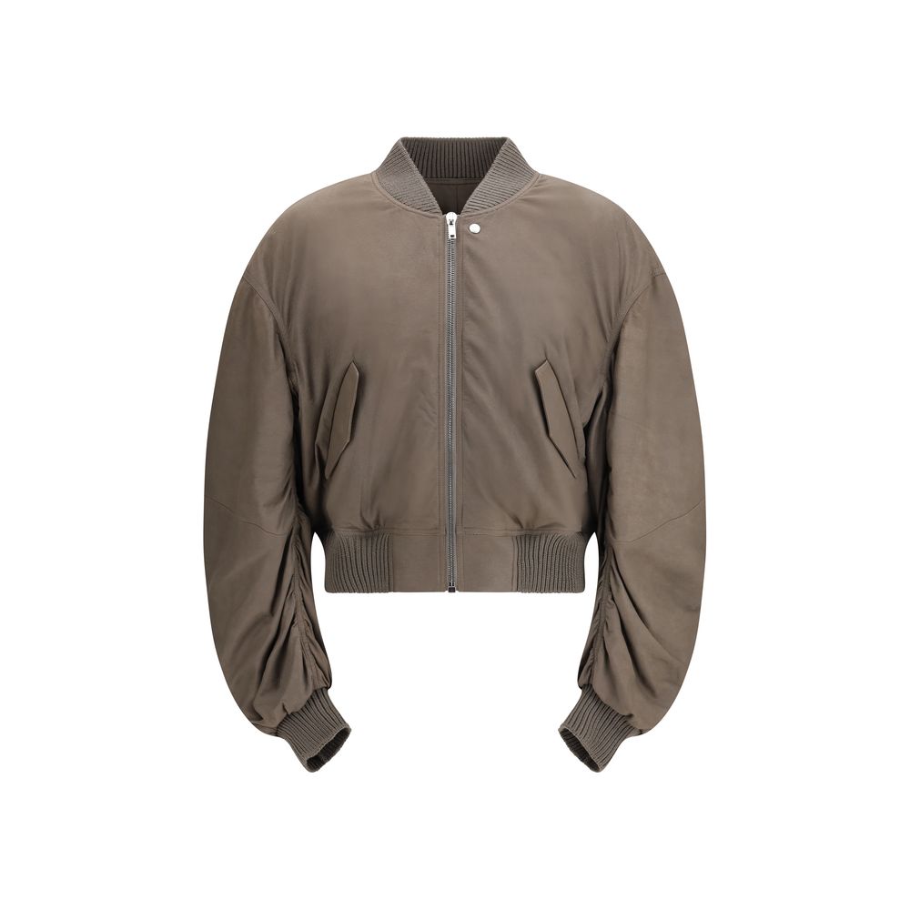 Rick Owens Gray Lamb Ovis Aries Men's Bomber
