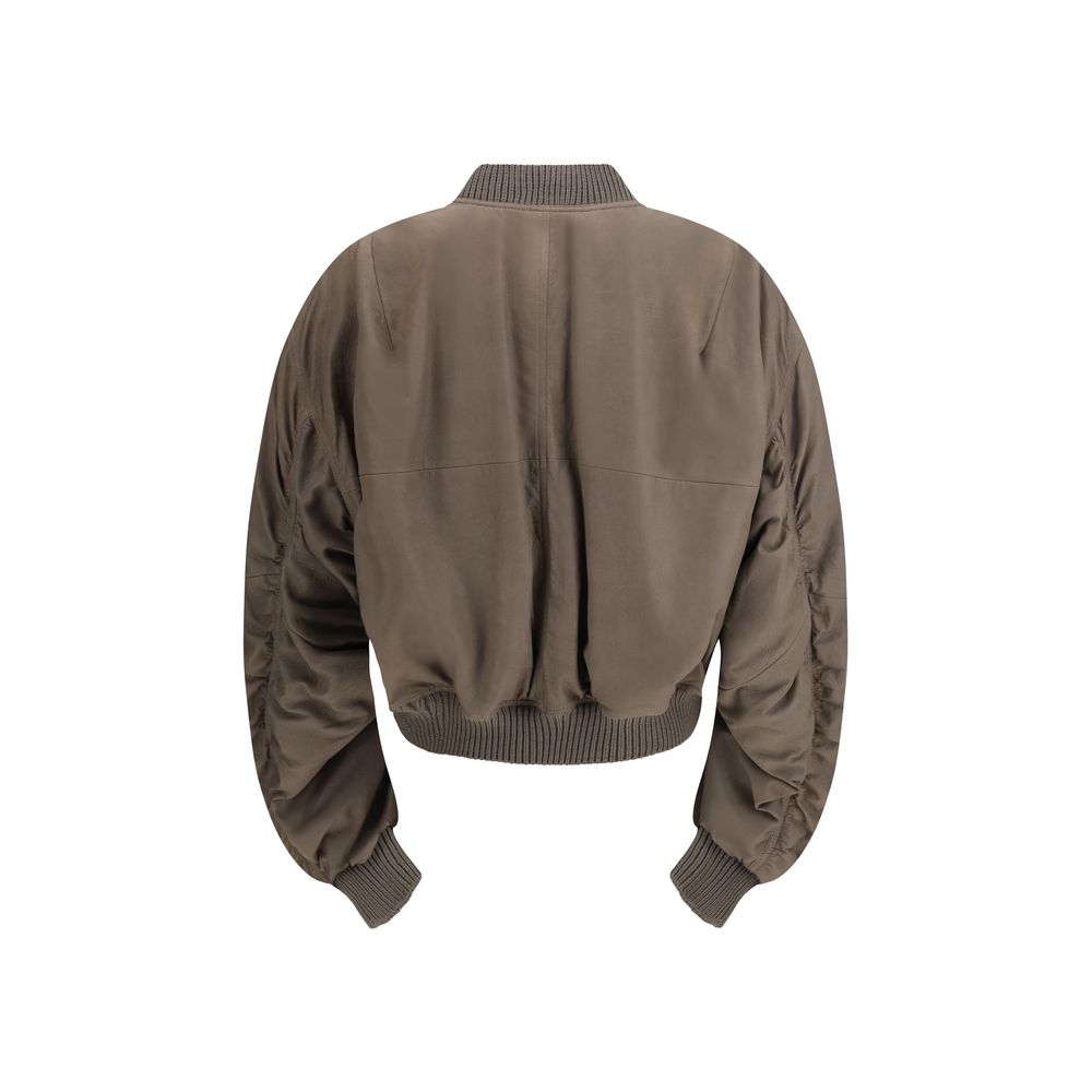 Rick Owens Gray Lamb Ovis Aries Men's Bomber