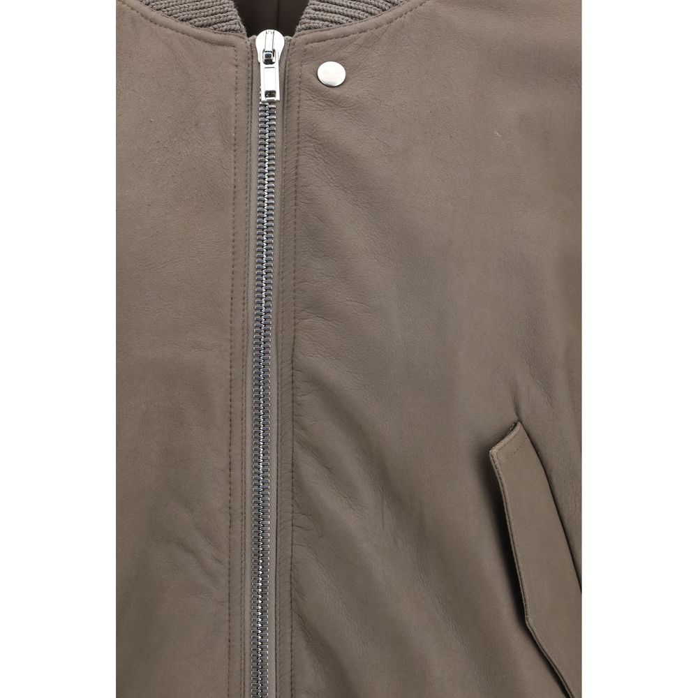 Rick Owens Gray Lamb Ovis Aries Men's Bomber