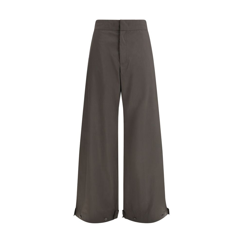 SA SU PHI Gray Cotton Casual Women's Pants