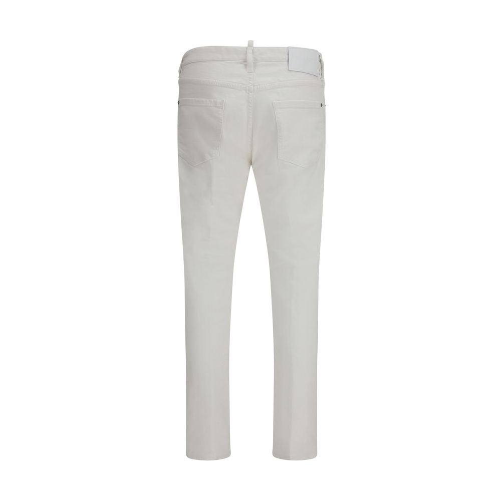 Dsquared² White Cotton Jeans Men's Denim