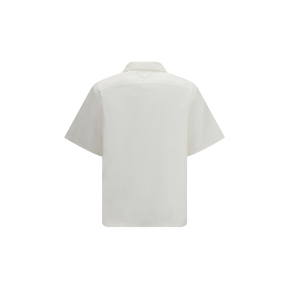 Prada White Cotton Men's Shirt