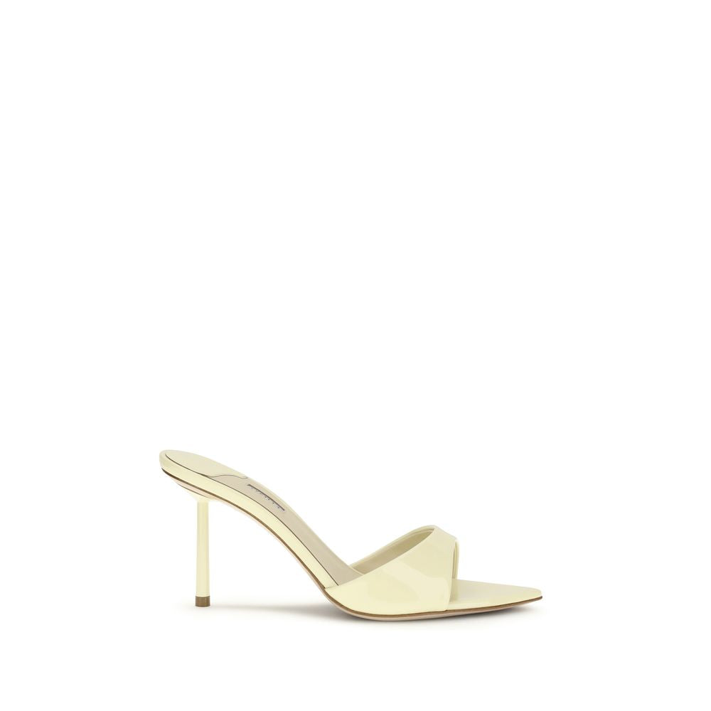 LE SILLA Bicolor Calf Leather Bos Taurus Stiletto Heel Women's Sandals