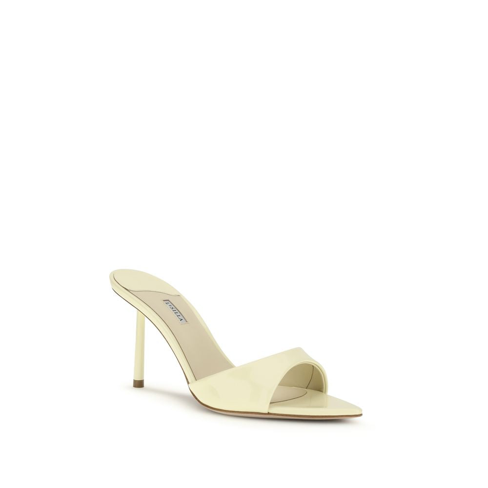 LE SILLA Bicolor Calf Leather Bos Taurus Stiletto Heel Women's Sandals