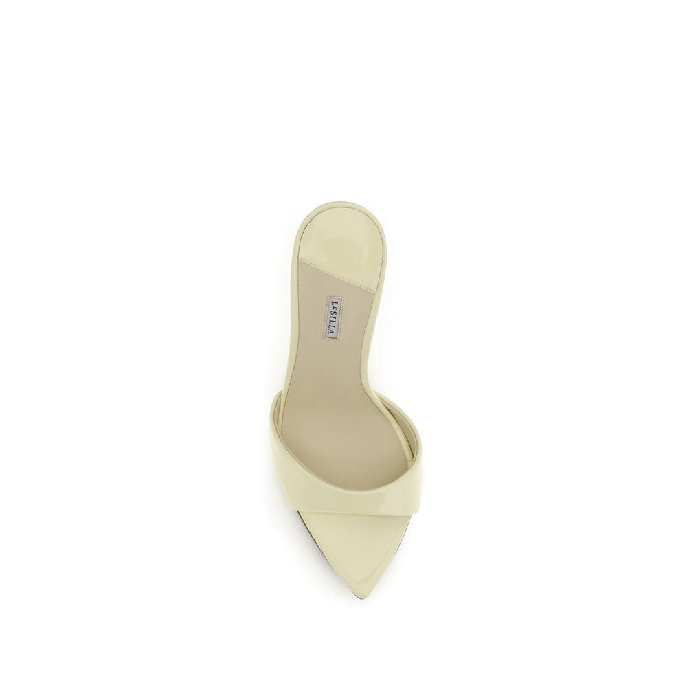 LE SILLA Bicolor Calf Leather Bos Taurus Stiletto Heel Women's Sandals