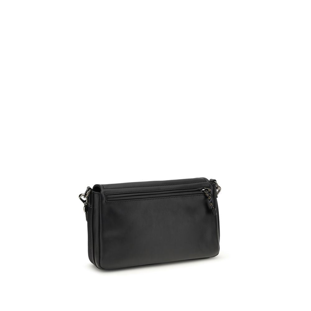 Fendi Black Calf Leather Bos Taurus Shoulder Men's Bag