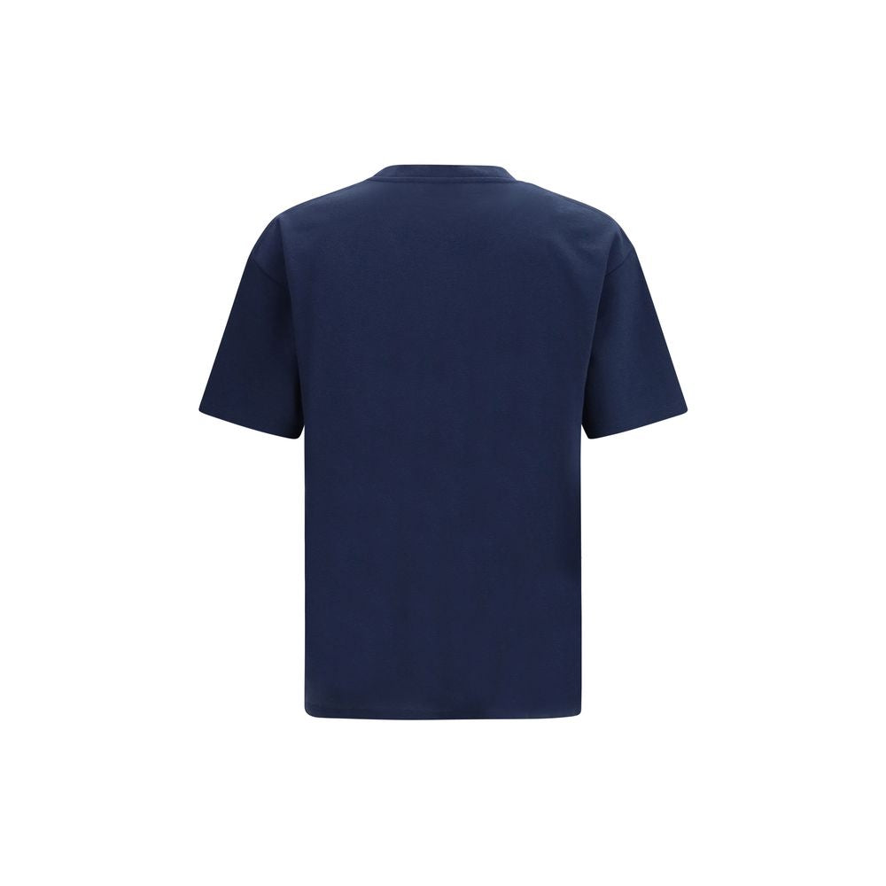 Saint Laurent Blue Cotton Men's T-Shirt