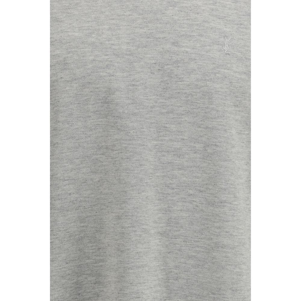 Saint Laurent Gray Cotton Men's T-Shirt