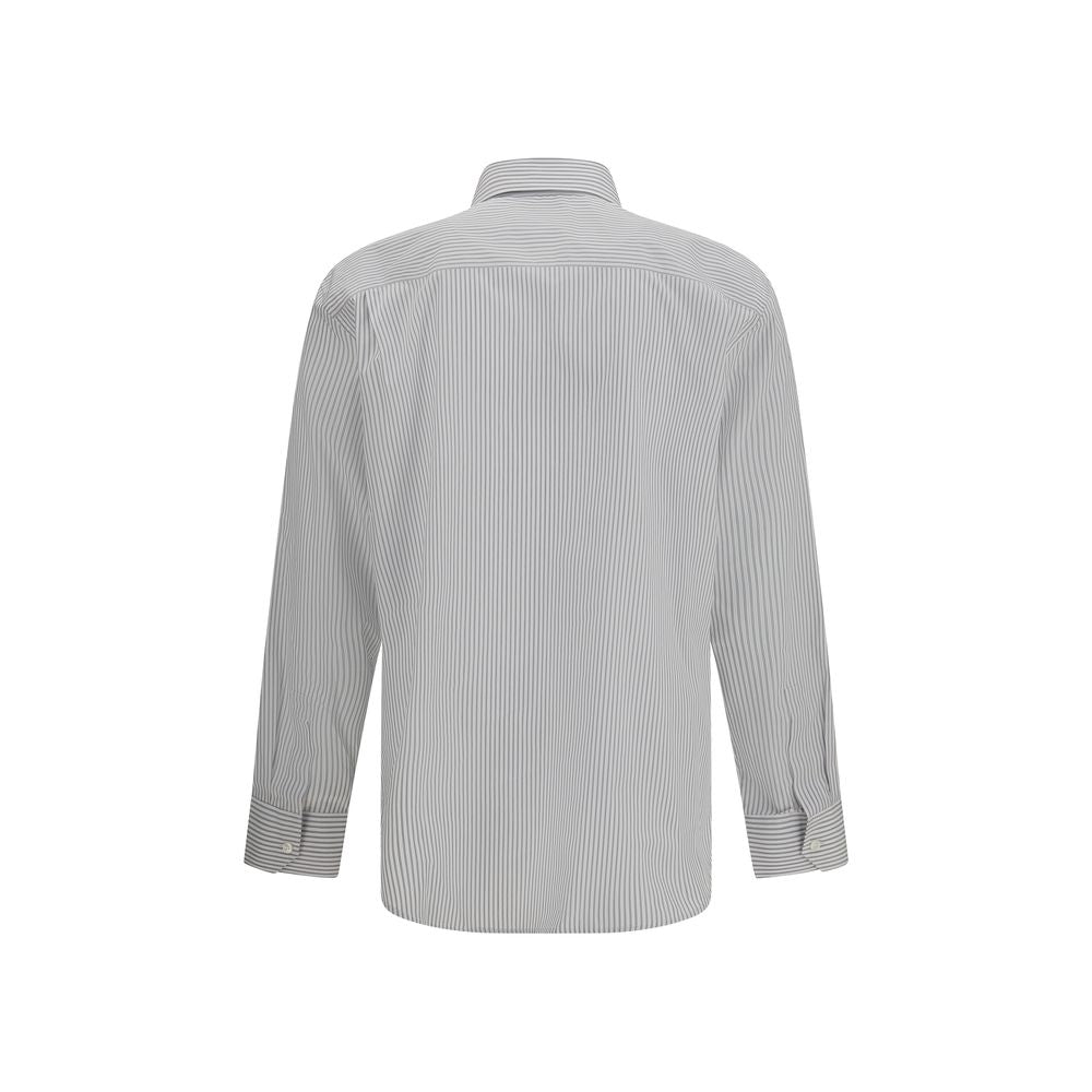 Saint Laurent Multicolor Cotton Pattern Men's Shirt