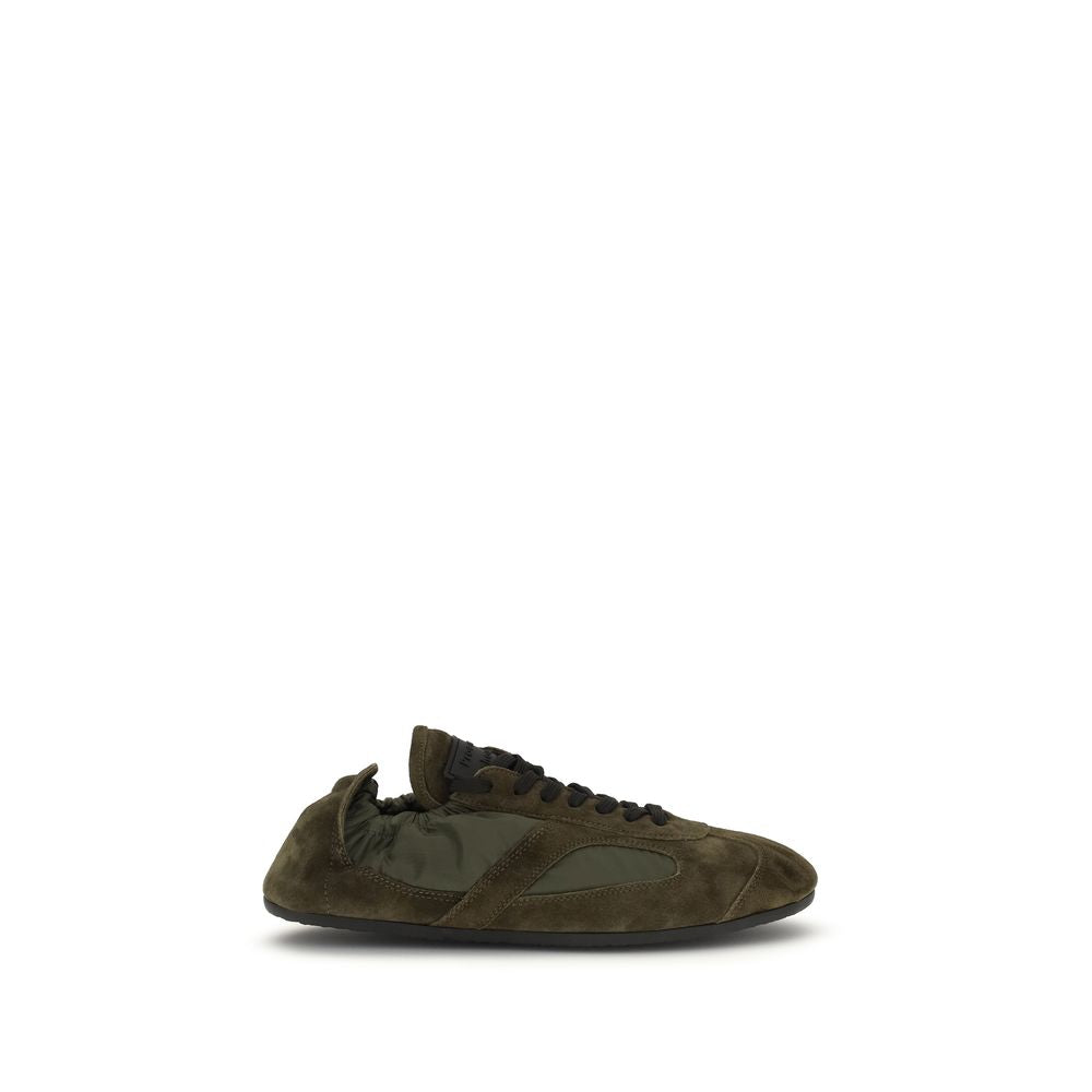 Proenza Schouler Bicolor Calf Leather Bos Taurus Low Top Women's Sneakers
