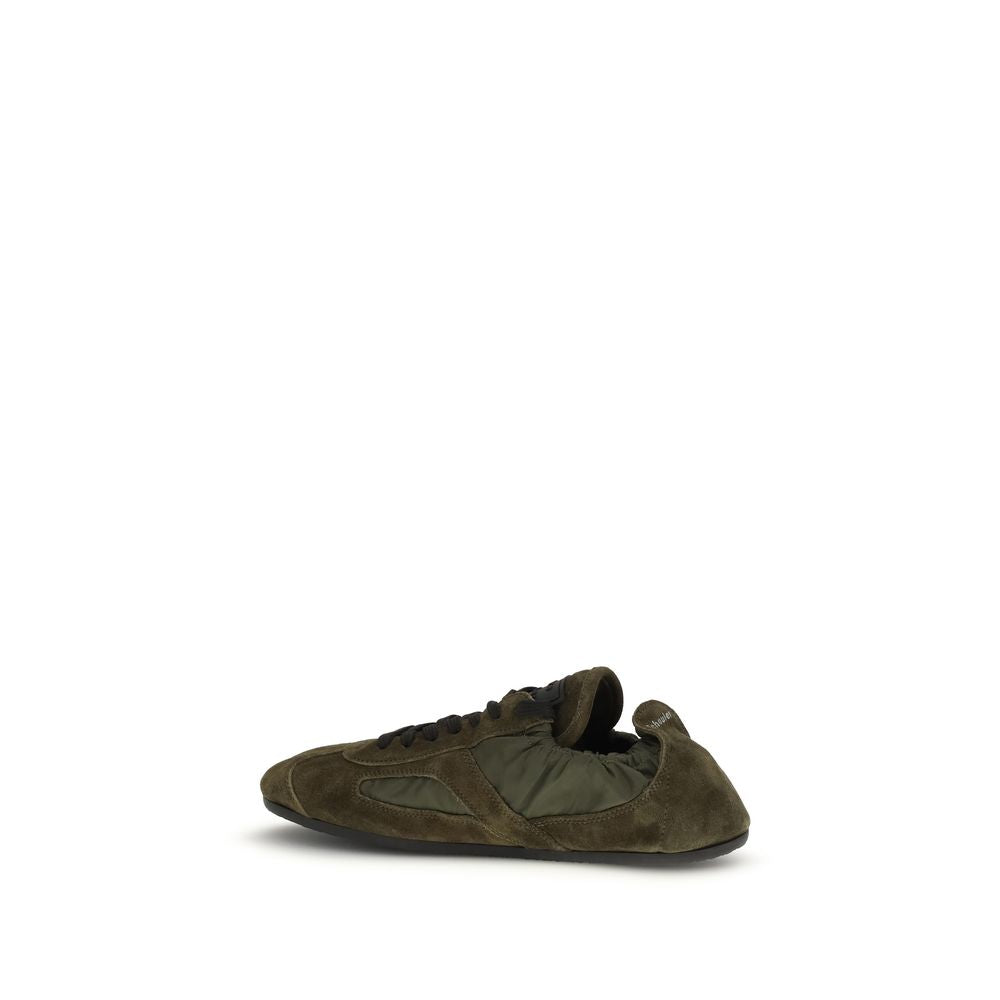 Proenza Schouler Bicolor Calf Leather Bos Taurus Low Top Women's Sneakers