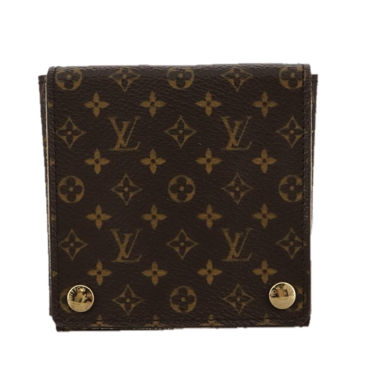 Louis Vuitton Earrings Brown Canvas Wallet (Pre-Owned)