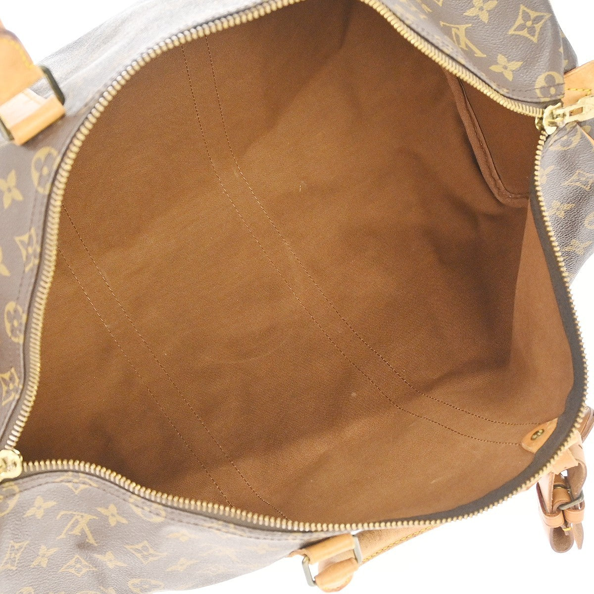 Louis Vuitton Keepall Monogram Canvas Brown Canvas Travel Bag Bag (Pre-Owned)