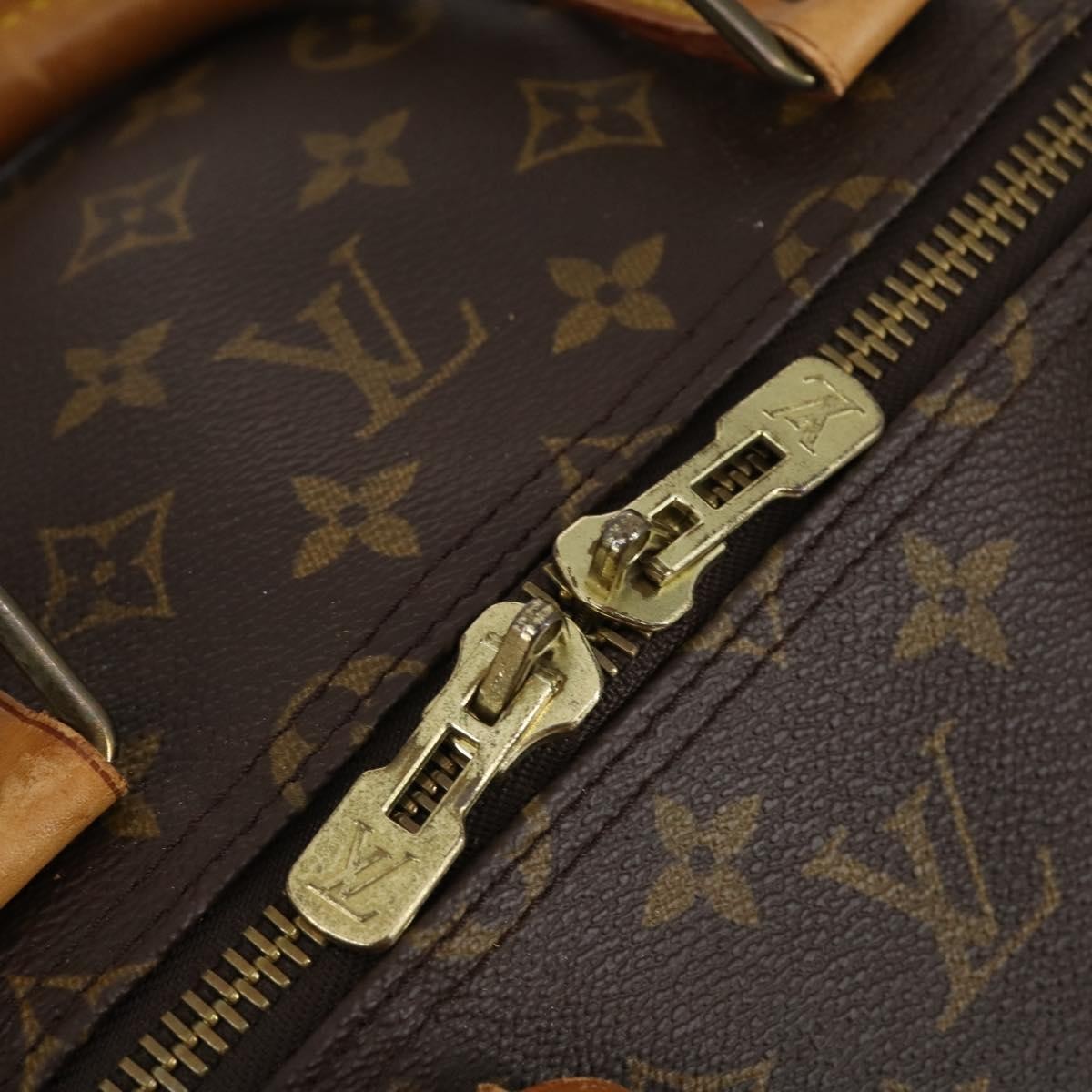 Louis Vuitton Keepall Monogram Canvas Brown Canvas Travel Bag Bag (Pre-Owned)