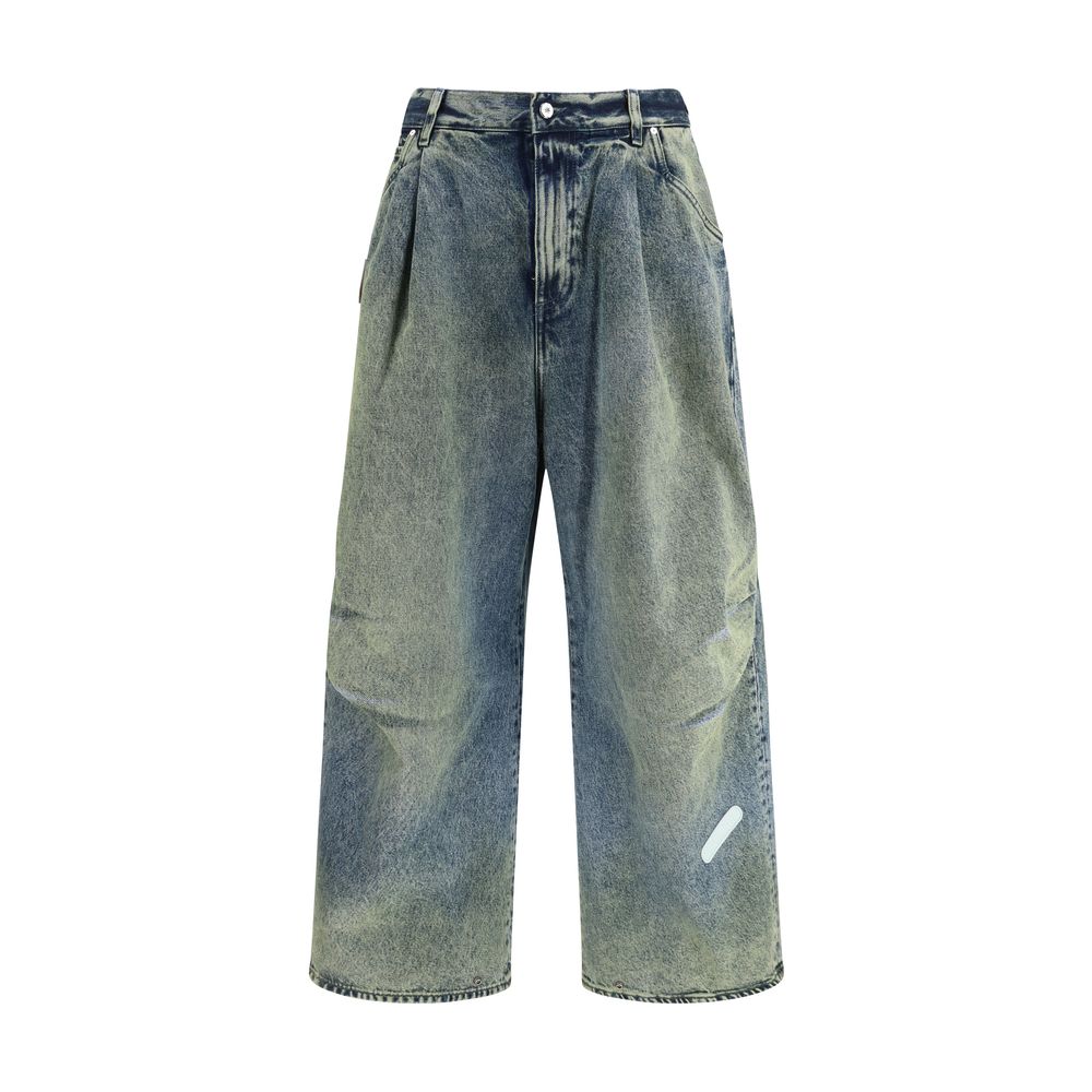 PDF Channel Blue Cotton Relaxed Fit Men's Jeans
