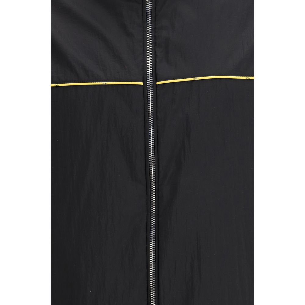 Fendi Black Polyamide Shell Men's Jacket