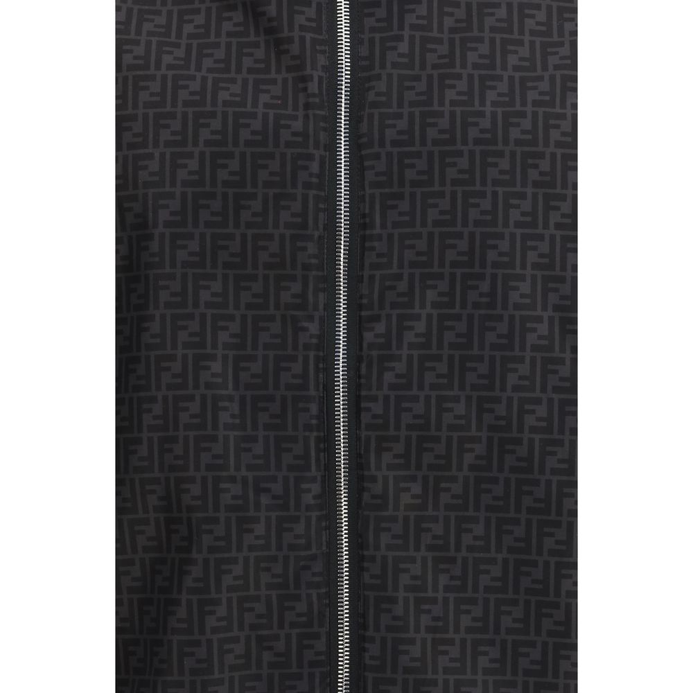 Fendi Black Polyamide Shell Men's Jacket