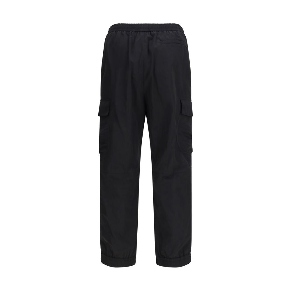 Fendi Black Polyamide Cargo Men's Pants