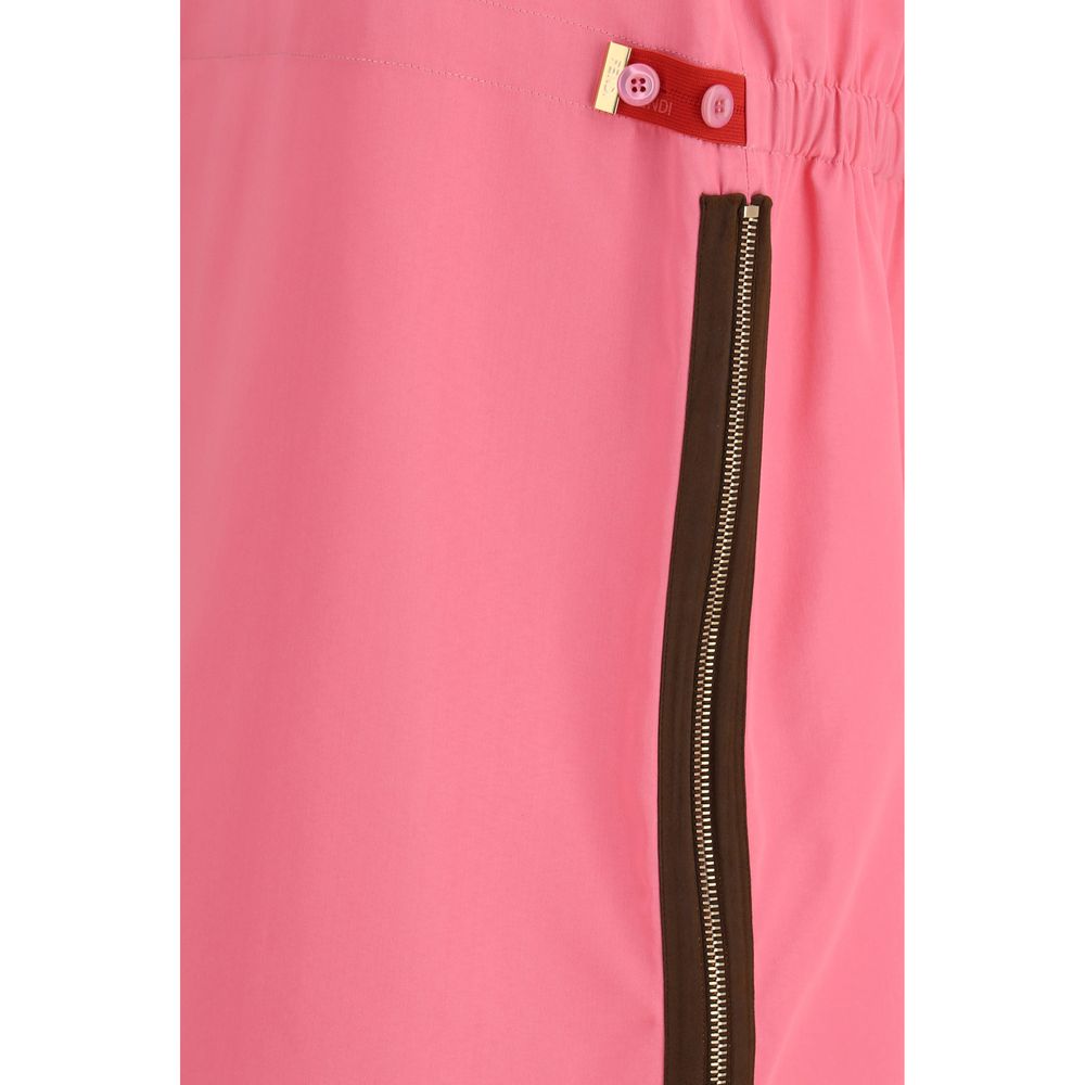 Fendi Multicolor Viscose Midi Women's Skirt
