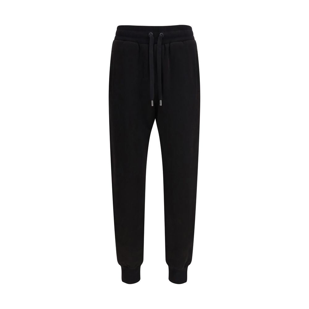 Dolce & Gabbana Black Cotton Casual Men's Pants
