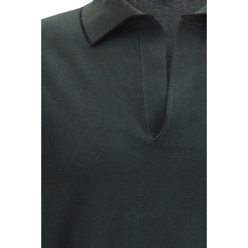 Tom Ford Bicolor Cotton Polo Men's Shirt