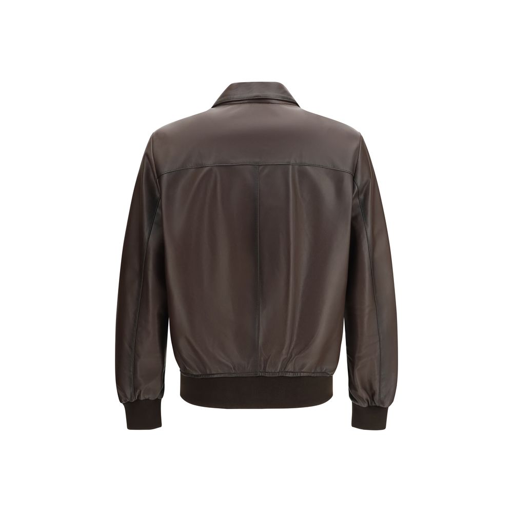 D'amico Brown Lamb Ovis Aries Aries Men's Bomber