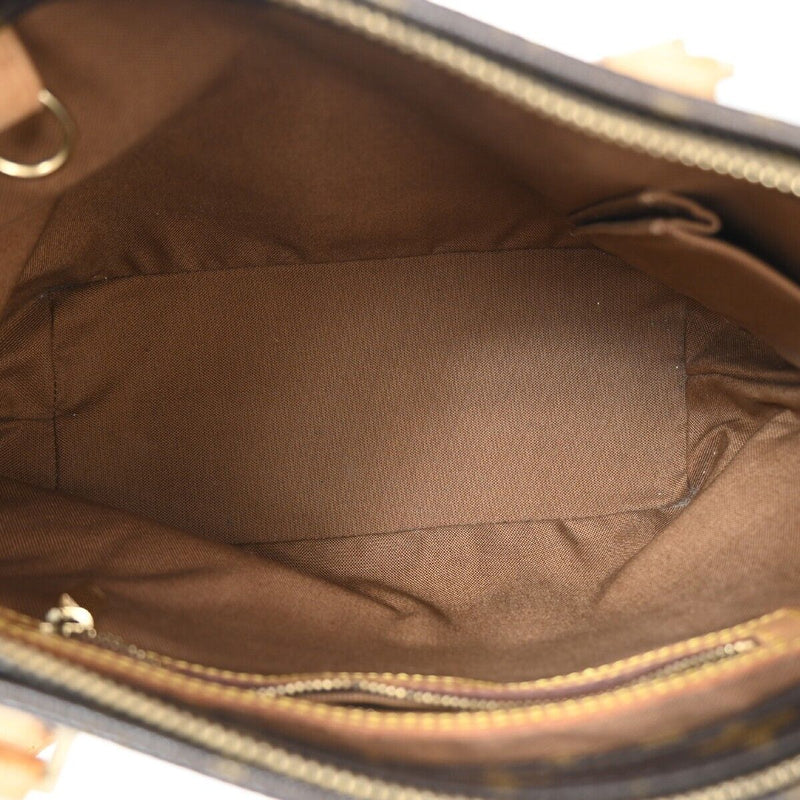 Louis Vuitton Cabas Piano Brown Canvas Shoulder Bag (Pre-Owned)