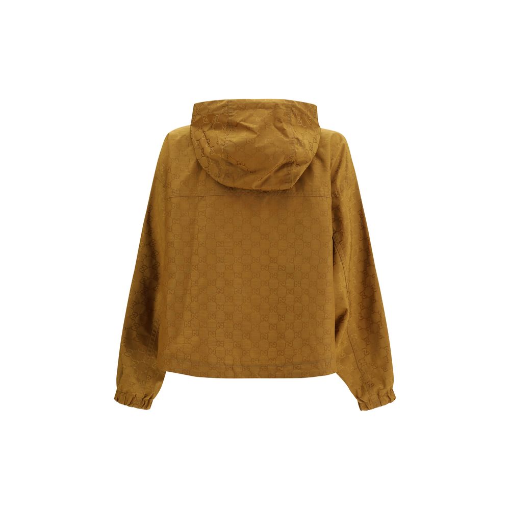 Gucci Beige Nylon Shell Women's Jacket