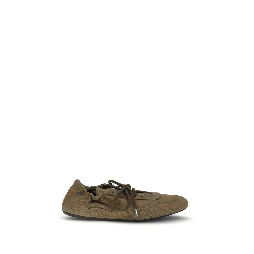 Prada Bicolor Cotton Athletic Women's Sneakers