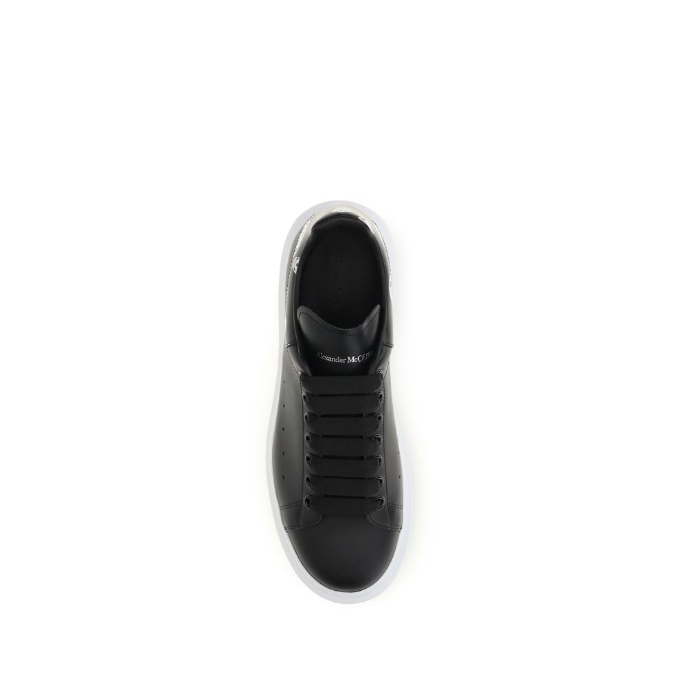 Alexander McQueen Black Calf Leather Bos Taurus Chunky Men's Sneakers