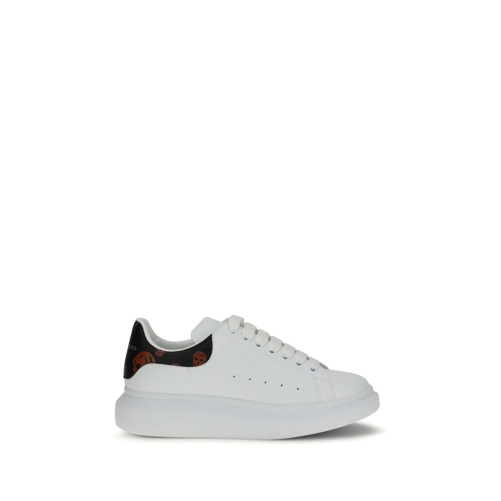 Alexander McQueen White Calf Leather Bos Taurus Low Top Men's Sneakers
