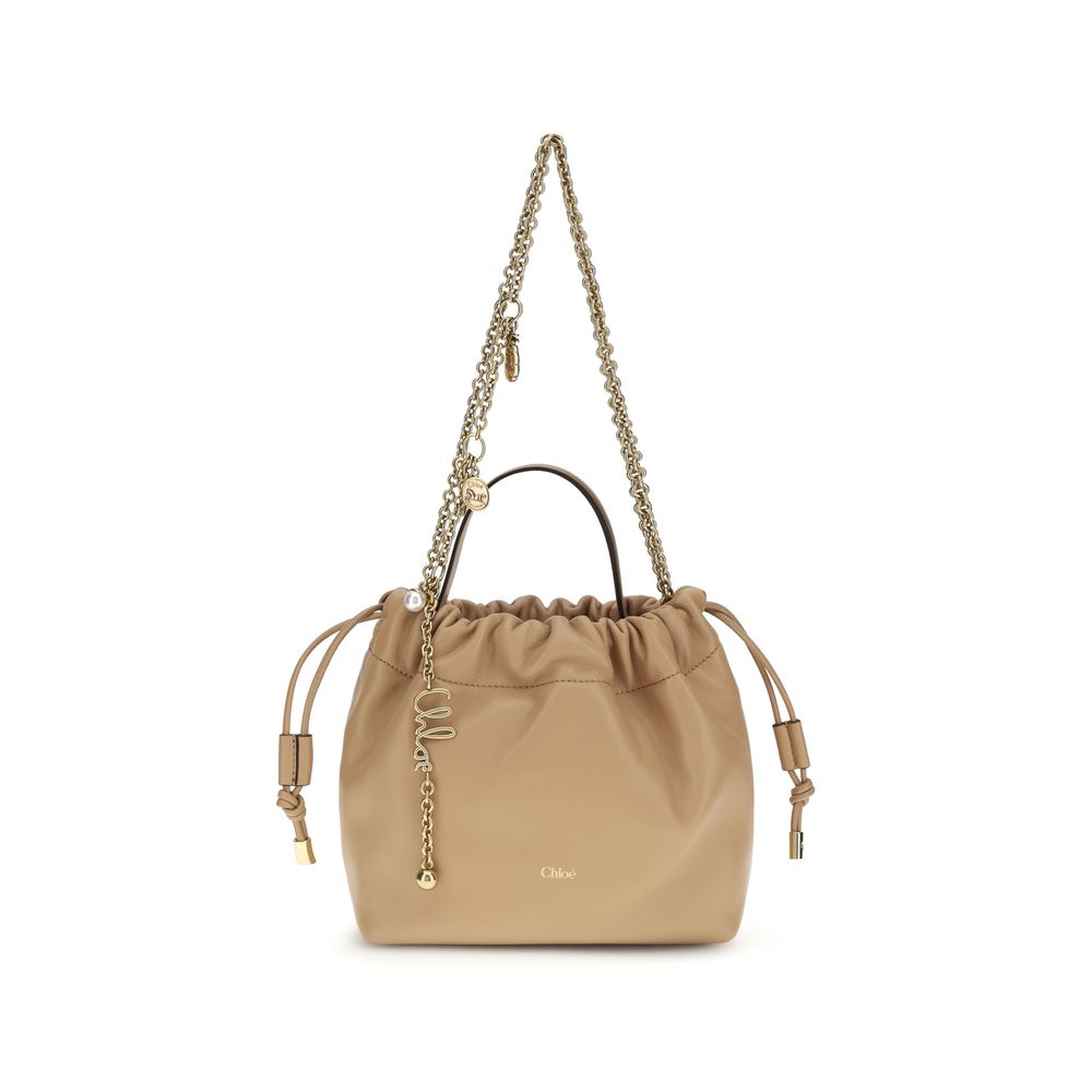 Chloé Beige Lamb Ovis Aries Shoulder Women's Bag